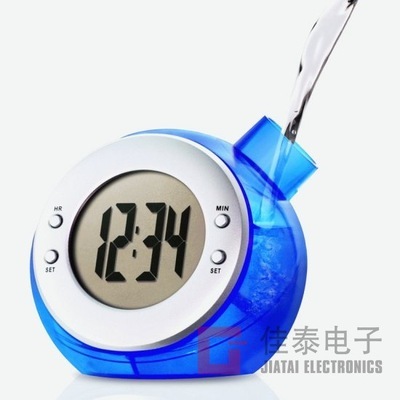 【水能时钟!钟表水能万年历!国家多项专利!低碳环保精美礼品!】价格,厂家,图片,其他钟表,东莞市佳泰塑胶电子制品厂-